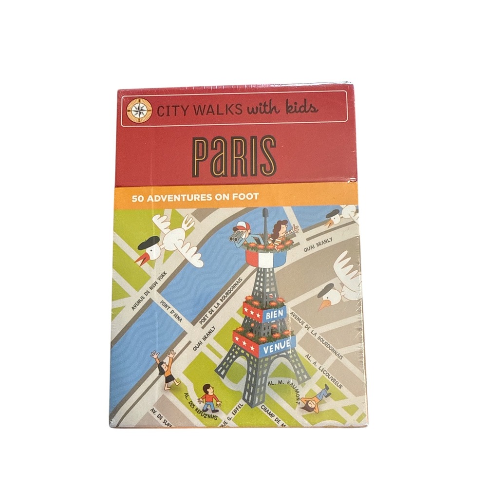 City Walks with Kids Paris 50 Adventures‎ on Foot Chronicle Books New Sealed